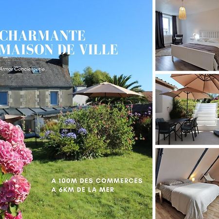 Charmante Maison De Ville A 6 Km De La Mer Lanmeur Extérieur photo